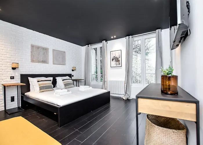 Duplex Agreable Paris 20ᵉ - Belleville Appartement Parijs